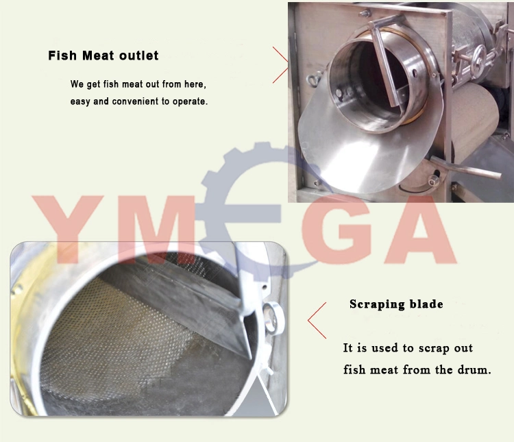 Good Condition Automatic Working Fish Meat Removing Machine