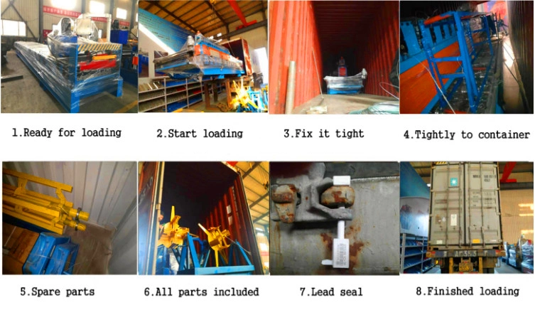 Maquina PARA Fabricar Calaminas Aluzinc Tr4 Tr5 Calaminon En Peru Cobertura De PLC Control Corrugated Metal Trapezoidal Profile Roof Panel Roll Forming Machine