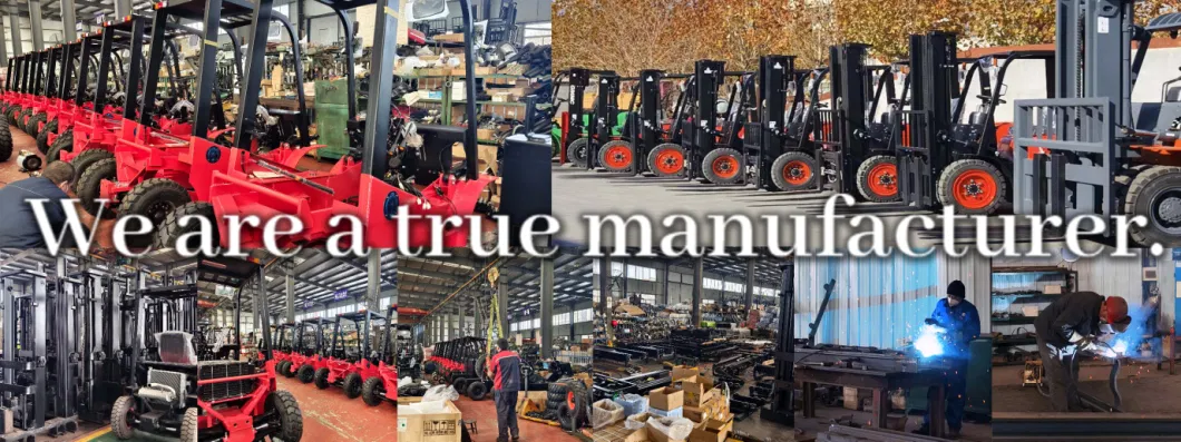 China 2.5ton Diesel CPC Clamp Forklift Truck Manufacturer CE EPA 3ton/ 3.2ton/ 4 Ton Clamp Attachment 4 Wheel Drives Forklifts 6ton 7ton