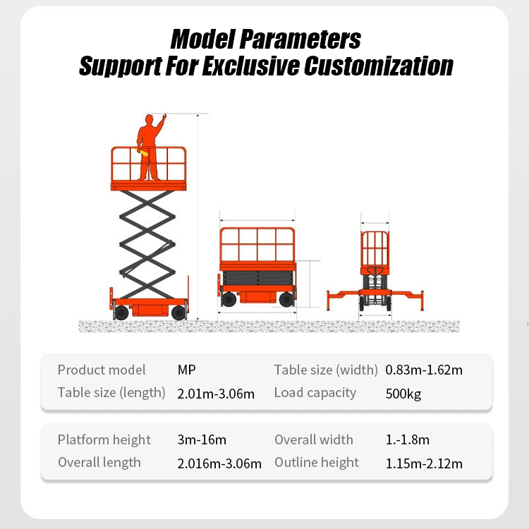 Large Assortment China Scissor Lift Platform Price Lift Scissor