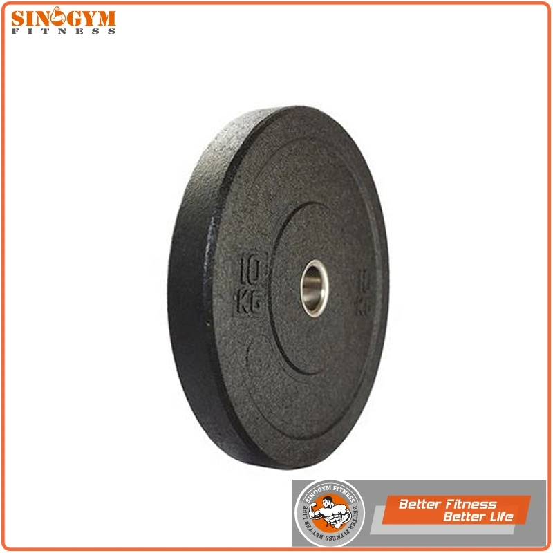 Black High Temp Crump Weight Lifting Bumper Plate