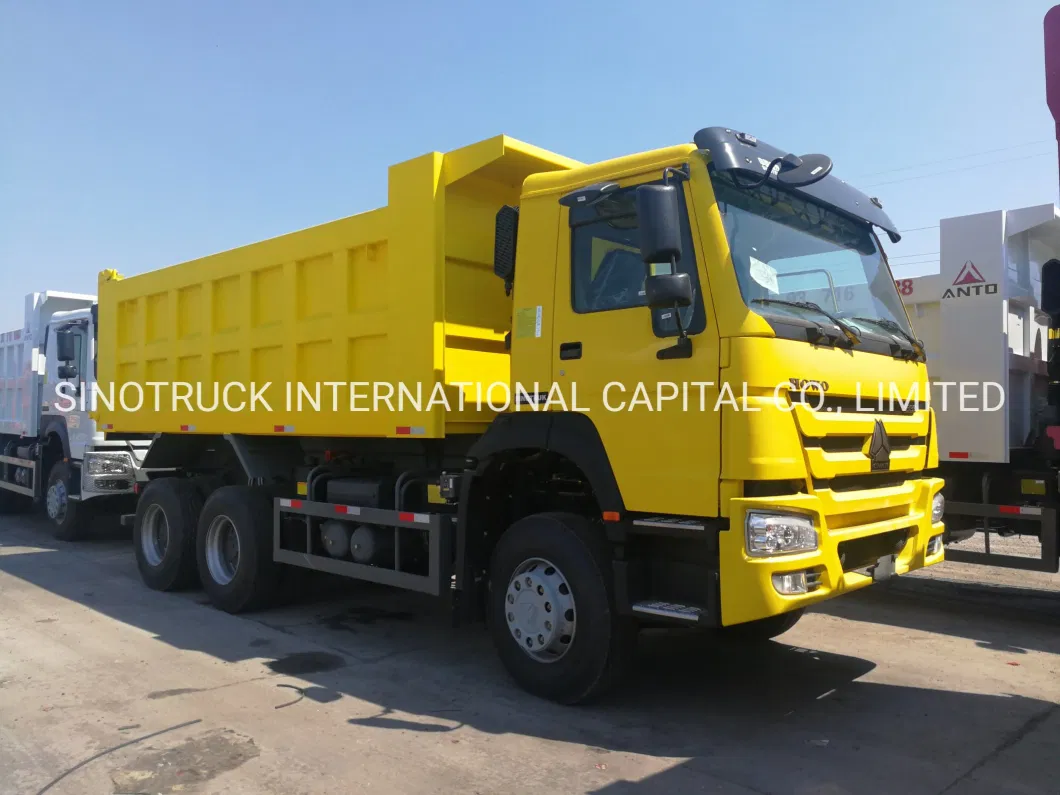 Dump Truck for Pulling Large Stones on Muddy Roads