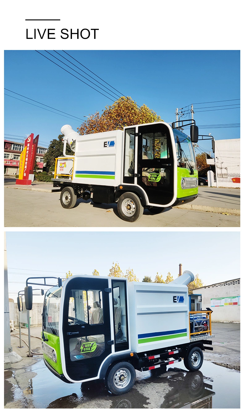 New Electric Power Truck for Sprinkling Street Road Cleaning Operation