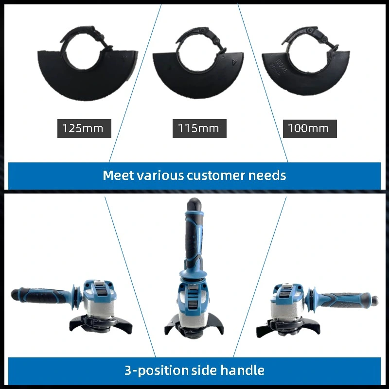 18V/20V Li-ion Angle Grinder High Performance Brushless Angle Grinder