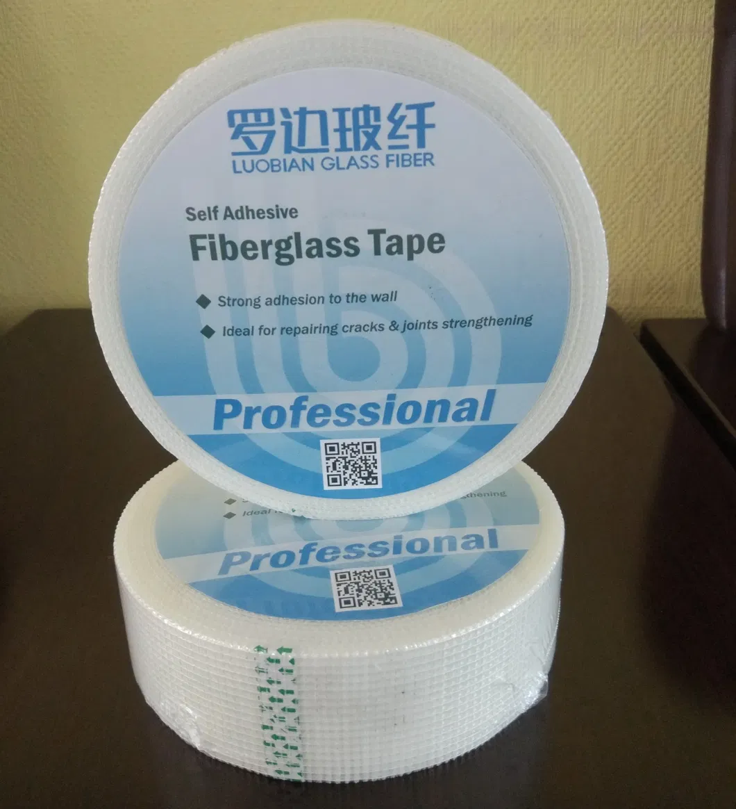 Gypsum Line Mesh Cloth Strip Self-Adhesive Fiberglass Mesh Tape