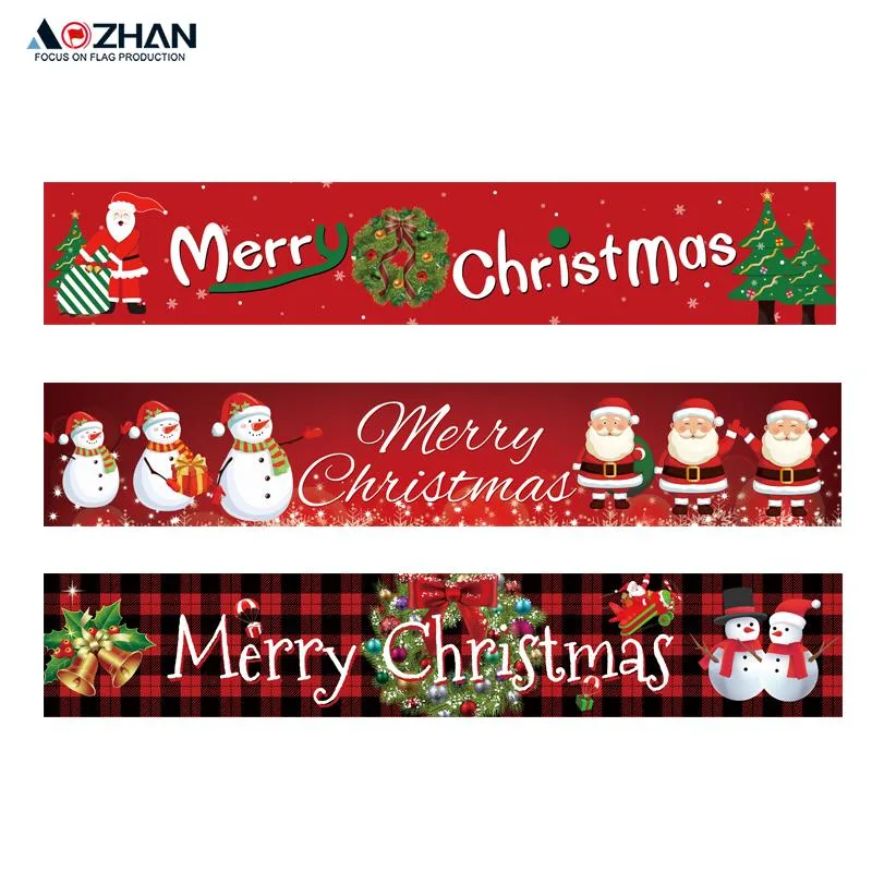 Customize Christmas Decorations Couplet Porch Banners for Hanging Xmas Home Wall Indoor Outdoor Holiday Party Decorate