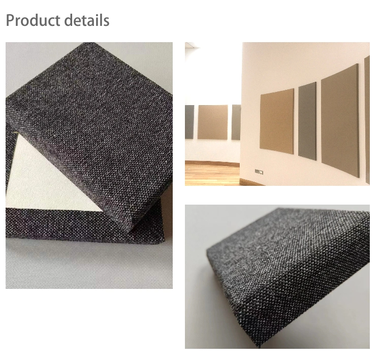 Modern Decoration Wall Panel Fiberglass Wool Acoustic Wall Panels