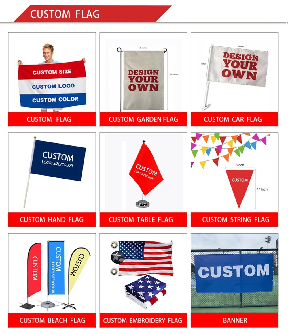 Factory Supply Lightweight Windproof Mesh Fabric Birthday Banner for Party