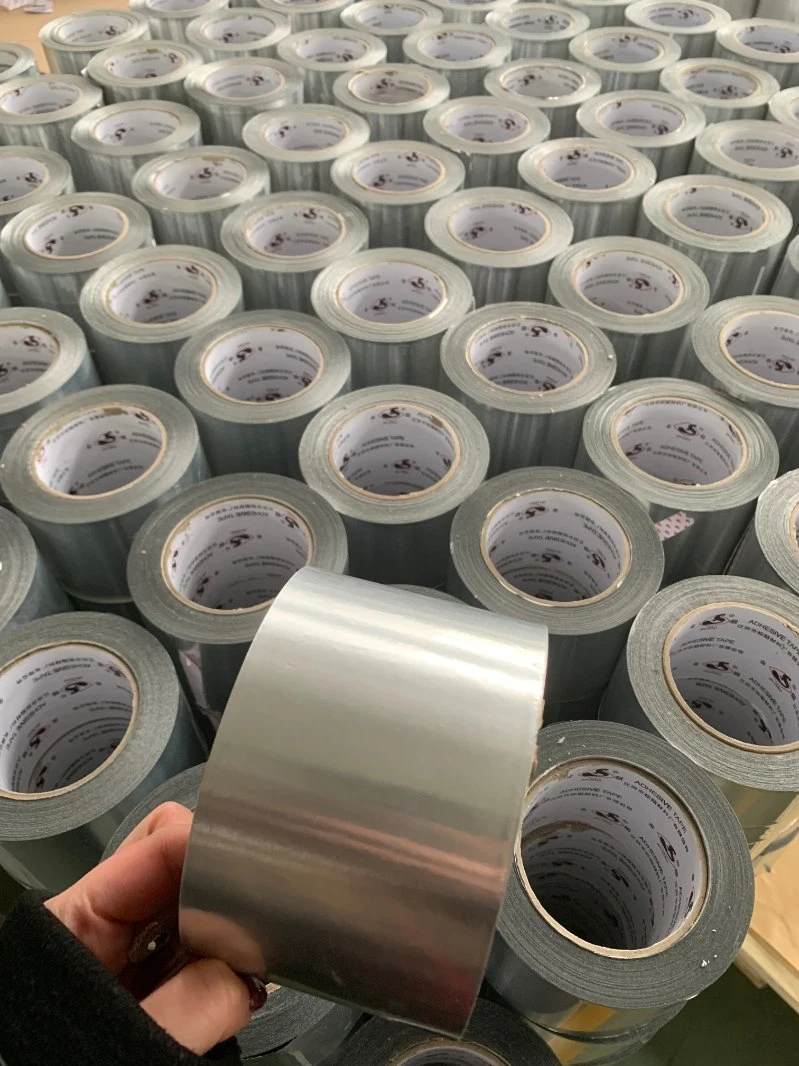 Self Adhesive Aluminum Foil Insulation Cloth Flexible Metal Corner Tape