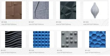 AG. Acoustic Interior Decoration 3D Polyester Fiber Acoustic Wall Coverings