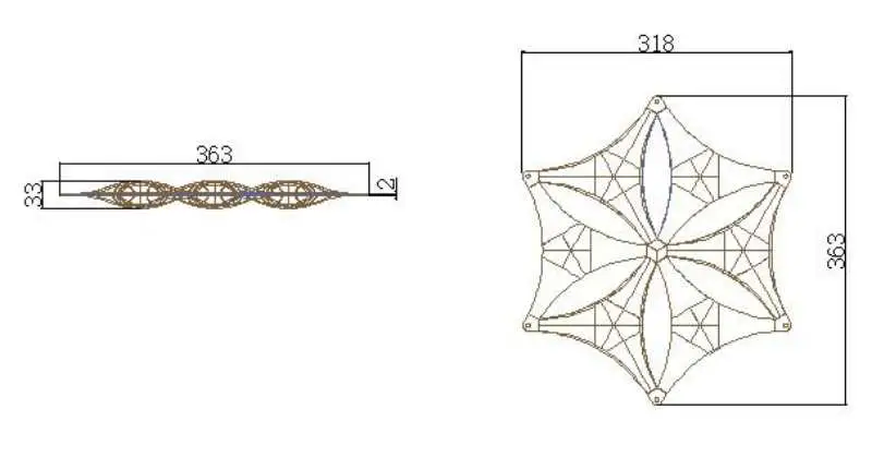 Hexagon 3D Closed Polyester Acoustic Panels