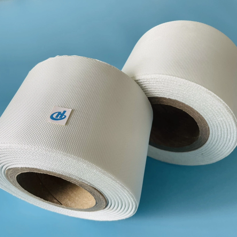 0.2mm 0.25mm E-Glass Insulation Winding Banding Non-Alkali Woven Glass Fiber Reinforced Tape, Fiberglass Tape 5cm 10cm Width X 100m Length