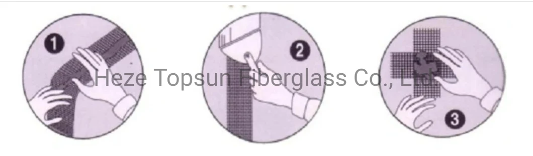 65GSM Fiberglass Self Adhesive Mesh Tape Drywall Joint Mesh Tape