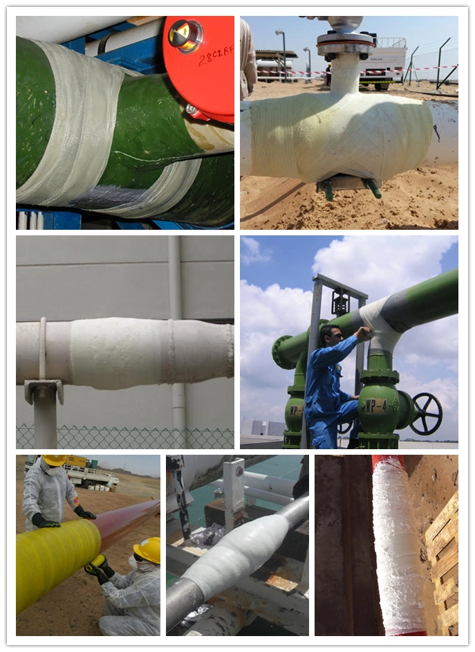 Glass-Fibre Reinforced Plastic (GFRP) Seals All Holes and Cracks Wastewater Pipes Epoxy-Based Fiberglass Sealing Tape