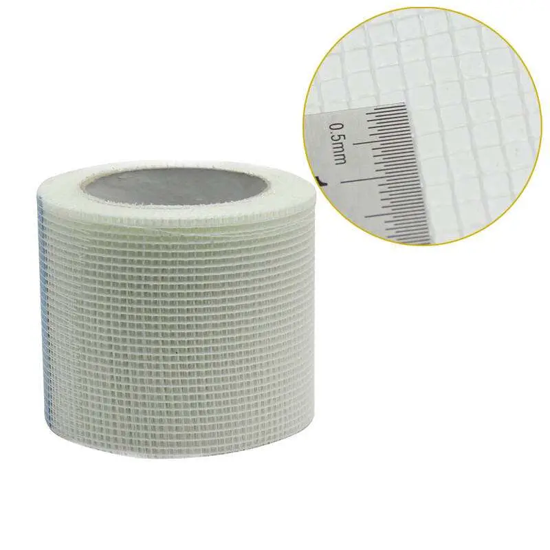 Fiber Reinforced Concrete Waterproof Fiberglass Mesh Tape for Drywall Self Adhesive Fiberglass Tape65g