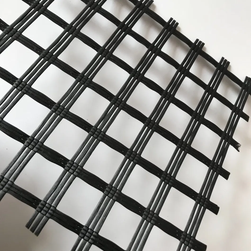 Asphalt Reinfocement Fiberglass Geogrid Geocomposites