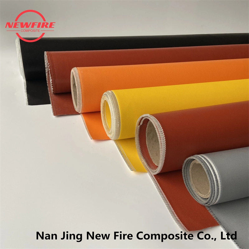 High-Temp Ristance Glass Fiber Cloth Coated Fiberglass Fabric Silicone Rubber Acrylic Waterproof