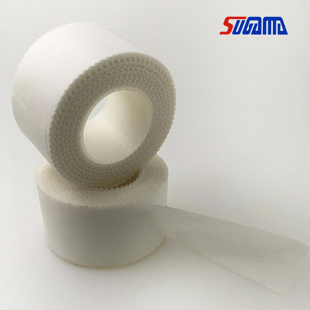 White Medical Silk Adhesive Tape in Tin Packing