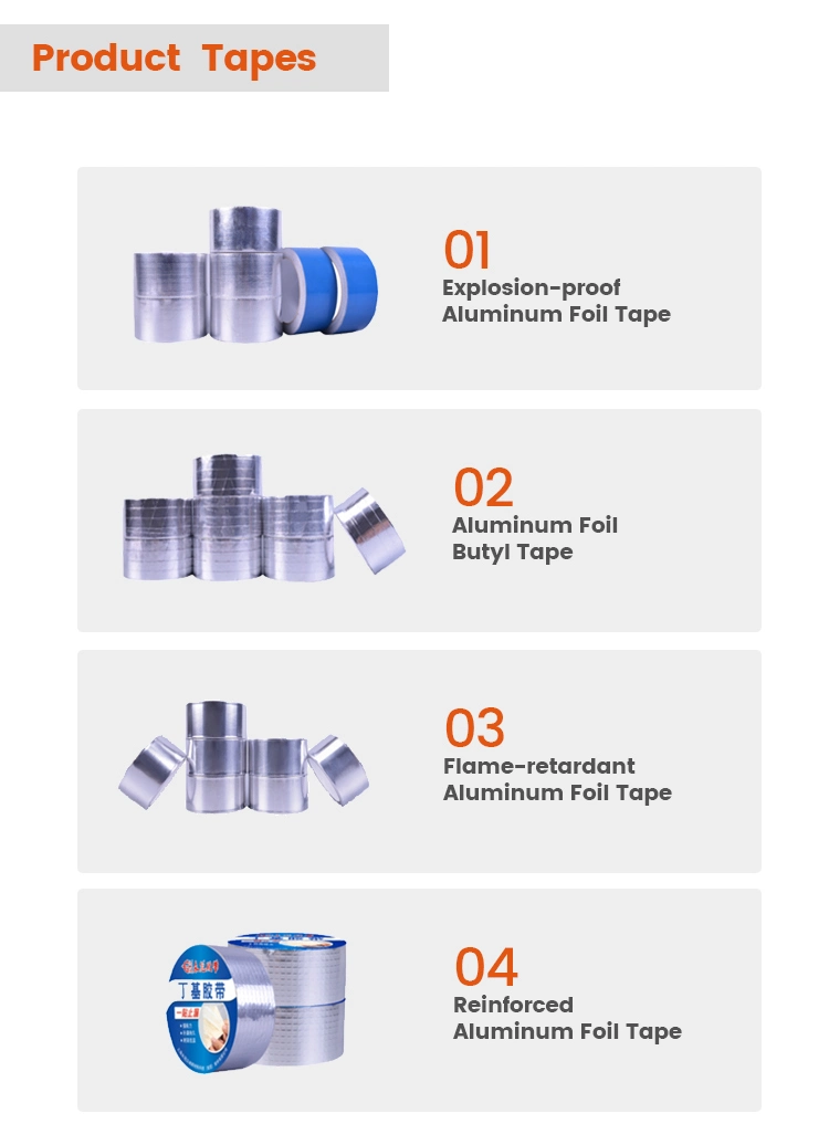 Aluminum Foil Duct Tape (Reinforced/With Glassfiber Mesh)