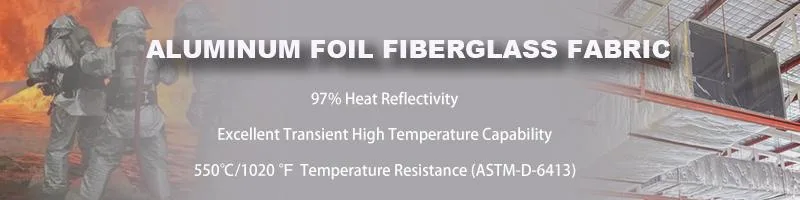 550c High Temperature Foil Faced Insulation Heat Reflective Material