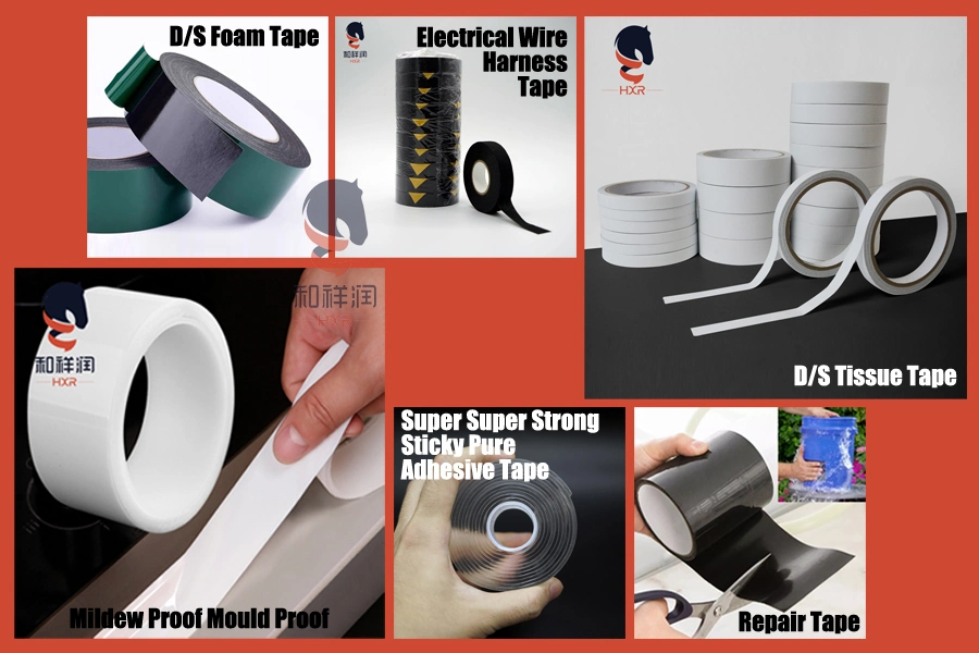 Waterproof Filament Reinforced Strapping Self Adhesive No Residue Fiberglass Tape