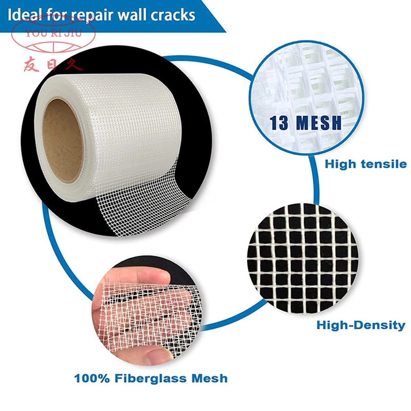 Youyi Group Repair Wall Cracks Seam Drywall Joint Self-Adhesive Fiberglass Mesh Tape