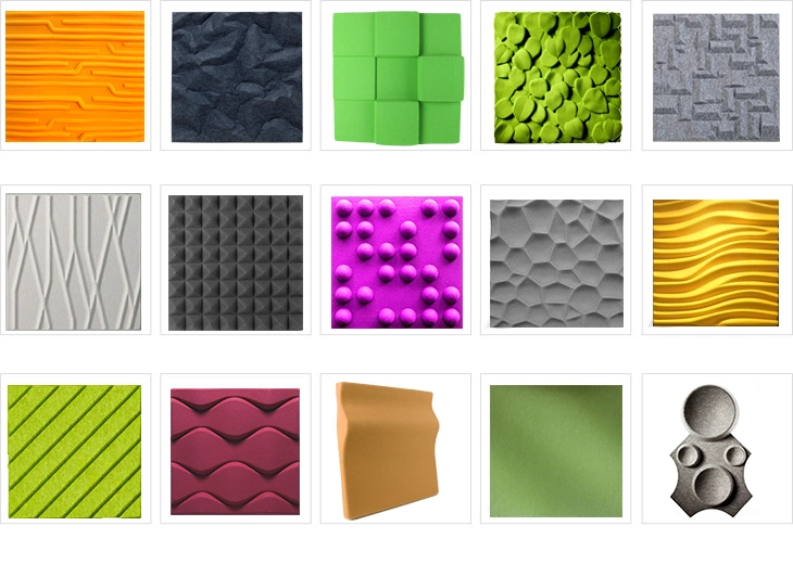 Hot Selling Sound Absorbing Material 3D Polyester Fiber Wall Acoustic Panel