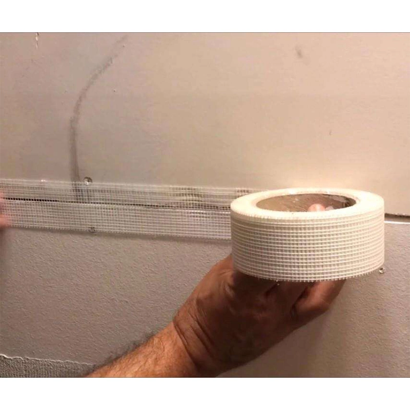 Drywall Self Adhesive Fiber Glass Mesh Tape Roll for Gypsum and Plaster Crack Joint