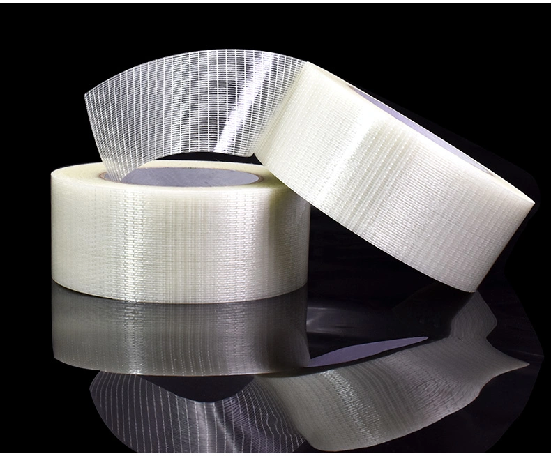 High Quality Glass Fiber Tape Cross Weave Fiberglass Filament Seam Adhesive Tape