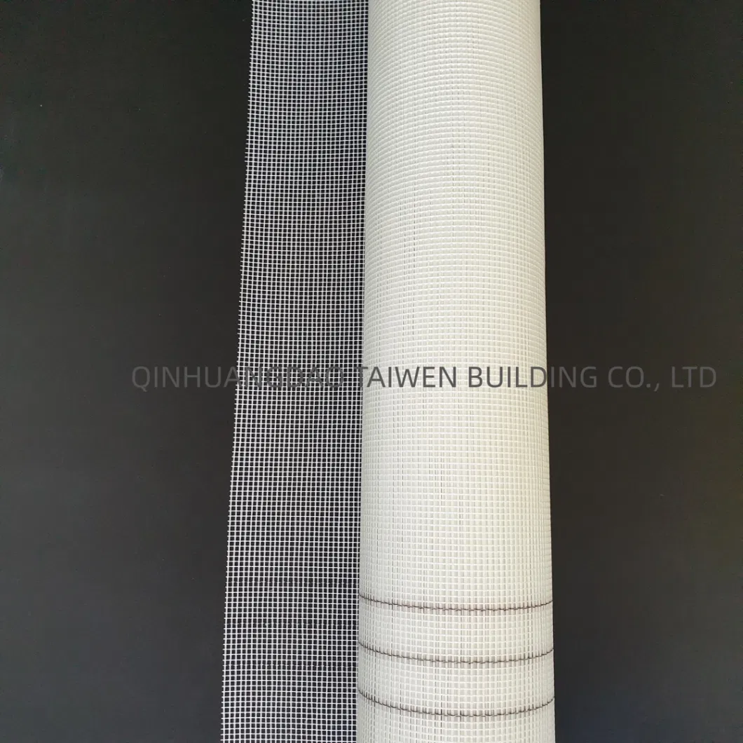 Good Cohesion Fiber Mesh Crack Patch E Glass Fiberglass Yarn Roll Length 100m Fiberglass Mesh Roll