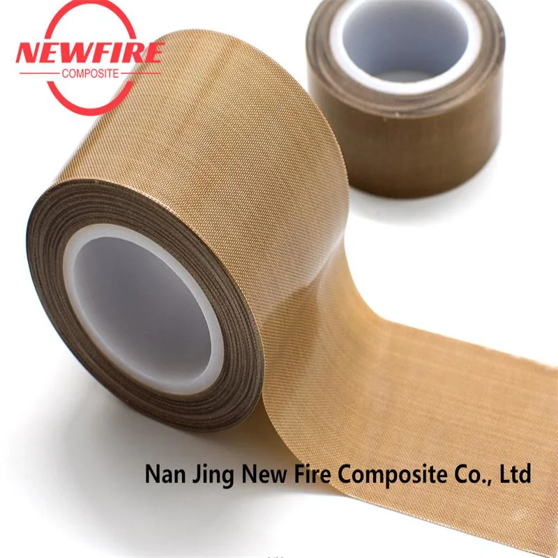 PTFE Tape Adhesive Heat Resistant Fiberglass Fabric Custom Glass Fibre Coated Gummed Tape