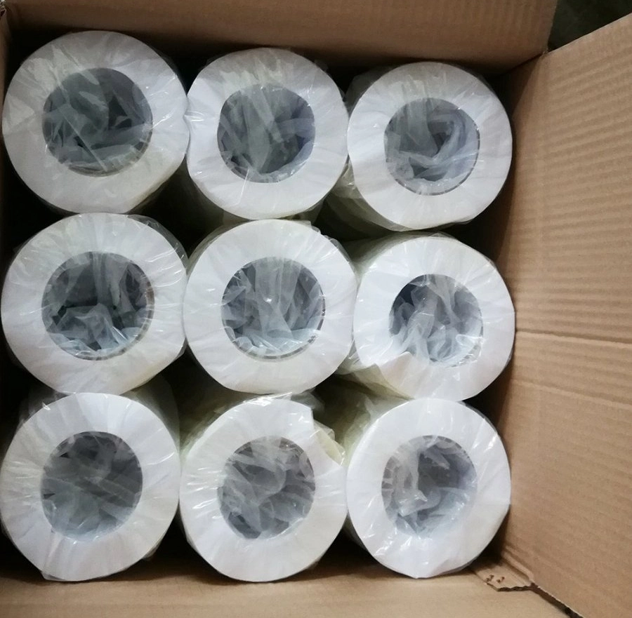 Heavy Packing Transparent Acrylic Self Adhesive Reinforced Straight Strapping Mesh Cross Fiberglass Filament Tape