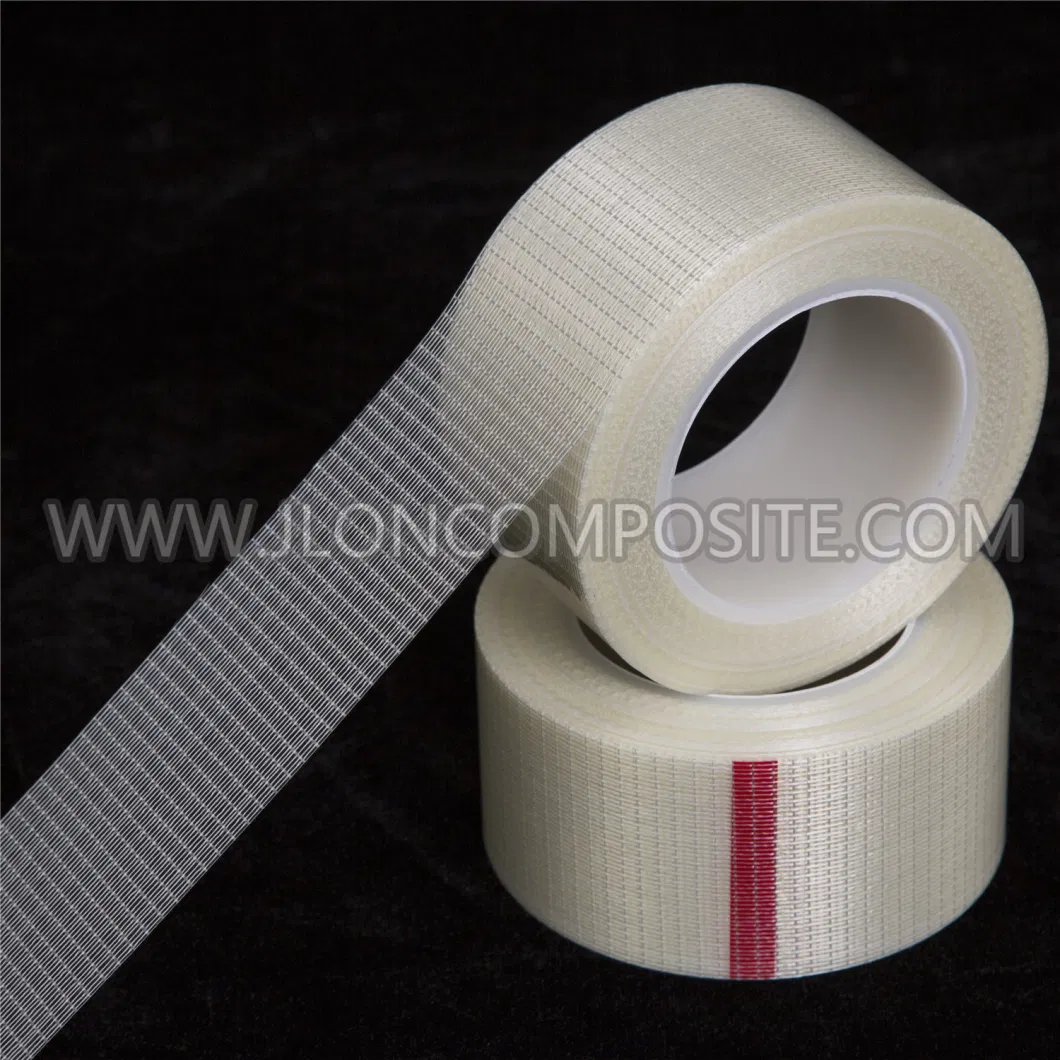 No Glue Residual Bidirectional Fiberglass Strapping Tape for Wires