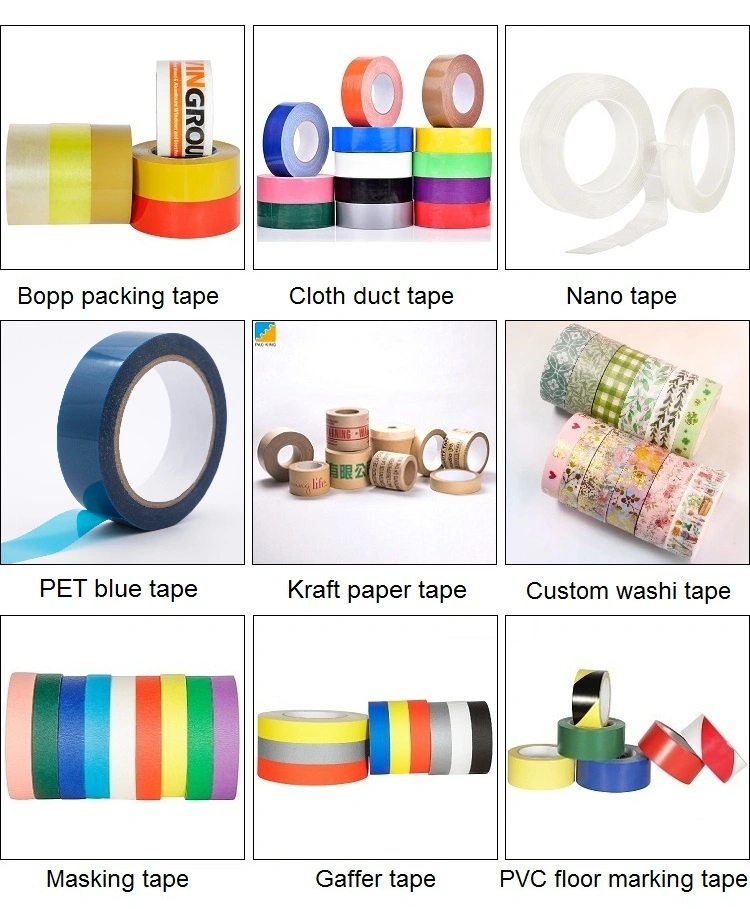 Transparent Self Adhesive Reinforced Strapping Fiberglass Filament Tape for Heavy Packing