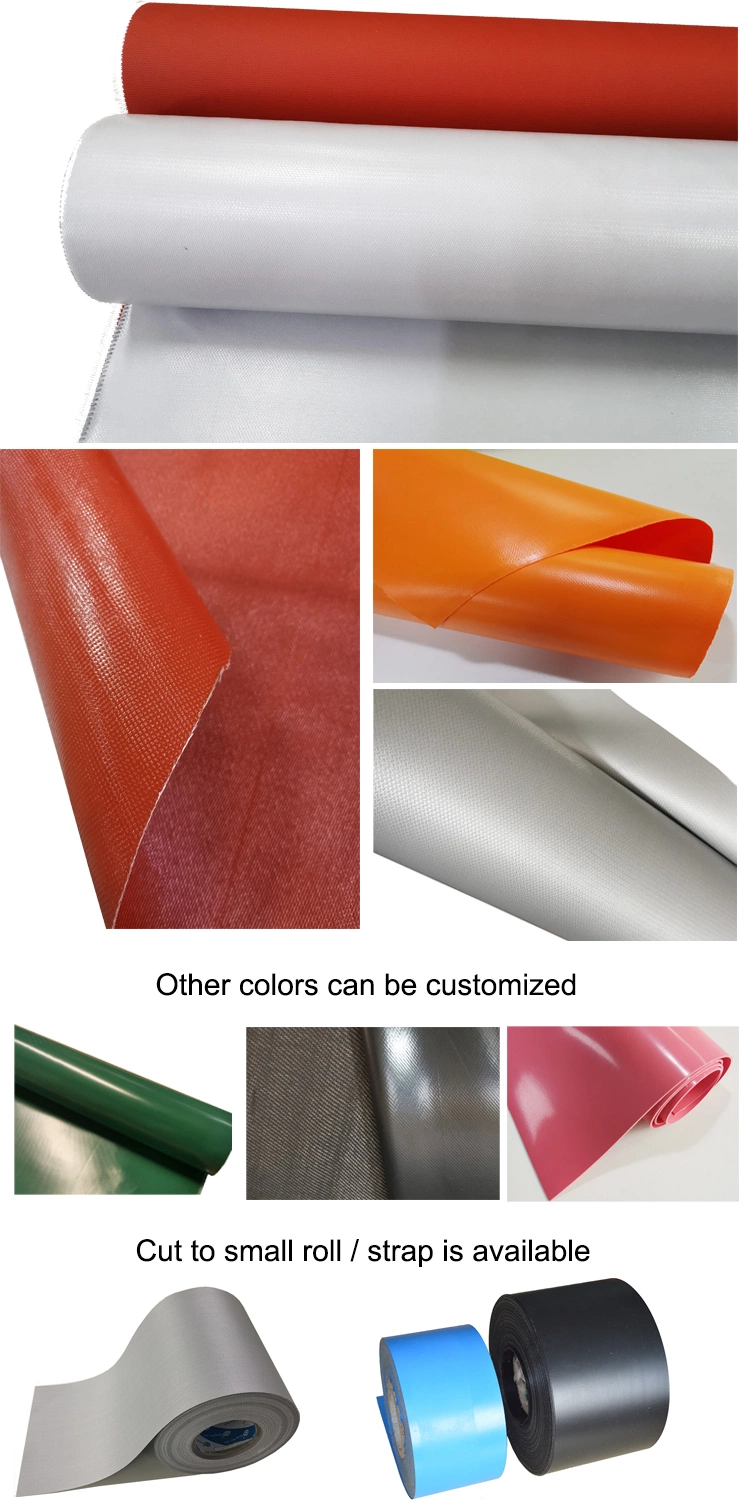 Fireproof High Temp Thermal Insulating Water Proof Silicon Coated Glass Fiber Fabric