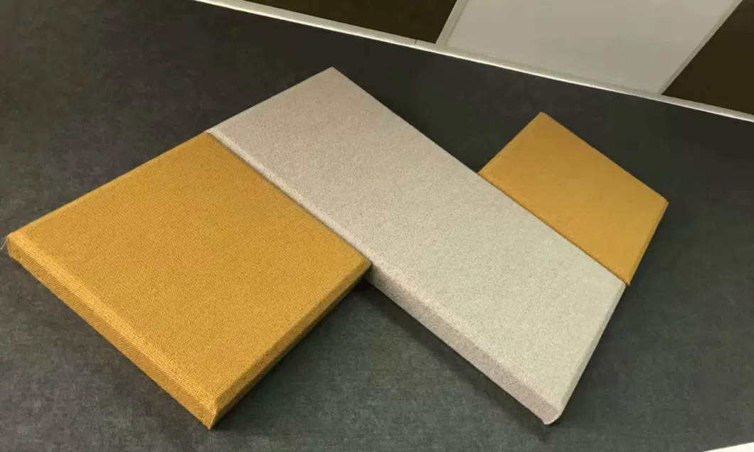 AG. Acoustic Sound Absorption Materials Clothing Wrapped Fibreglass Core Soundproof Wall Covering