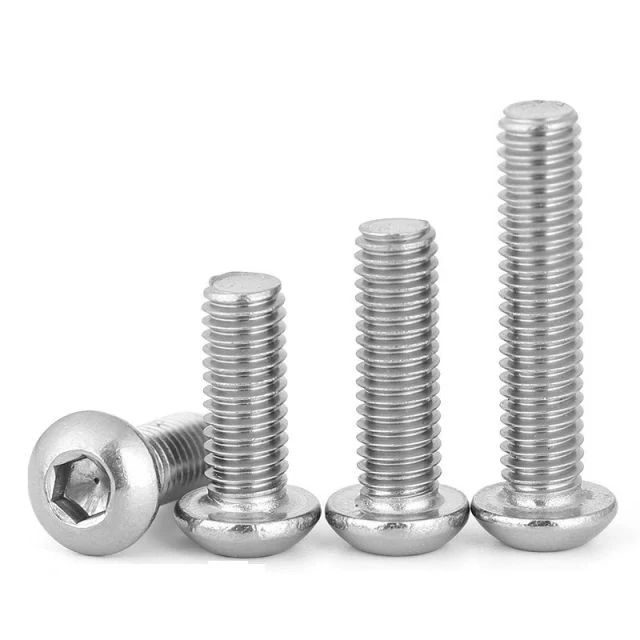Manufacturer Button Head Torx Stainless Steel Screws with Nylon Patch ISO7380