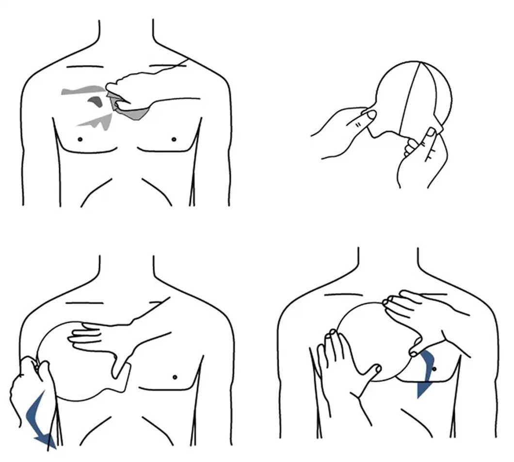 Emergency Wound Dressing Vented Occlusive Chest Seal Patch to Prevent Tension Preumothorax