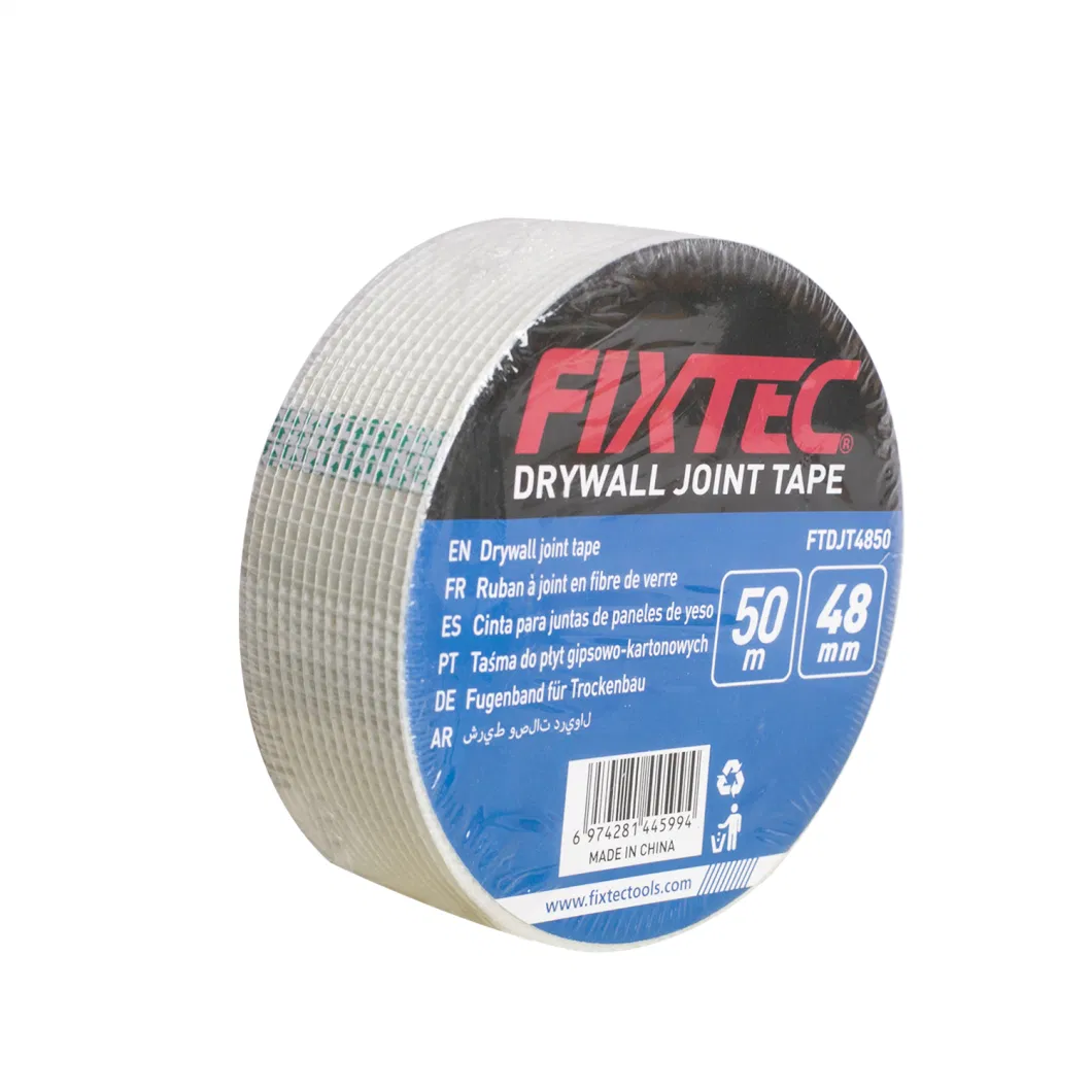 Fixtec 48mm*50m Fiberglass Sticky Mesh Drywall Joint Tape for Wall Repair