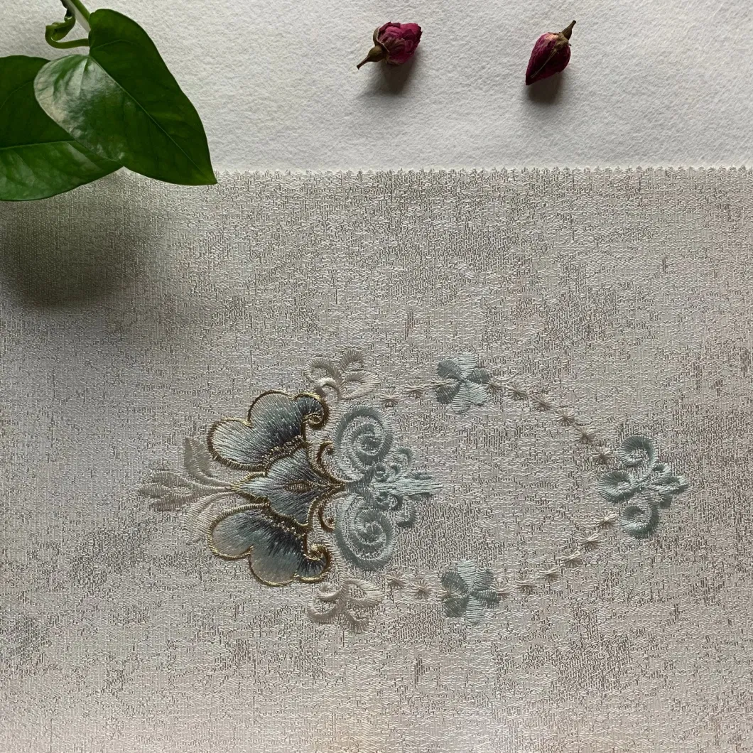 Embroidery 3D Waterproof Non Woven Chinoiserie Home Art Wallcovering