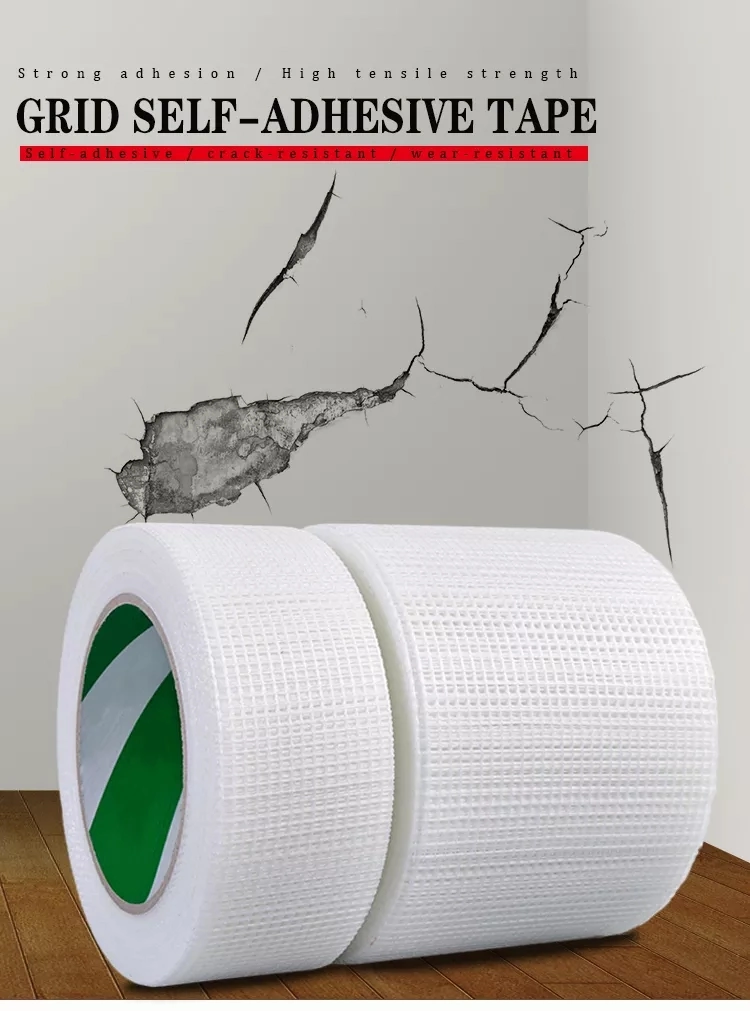 2019 Drywall Cracks Self Adhesive Fiberglass Mesh Joint Tape