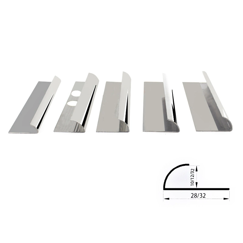 Aluminium Corner Strips for Tiles Quarter Round Aluminium Tile Corner Strip