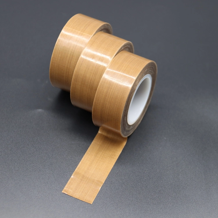 Heat Insulation PTFE Coated Fiberglass Fabric Tape with Adhesive for Lithium Battery