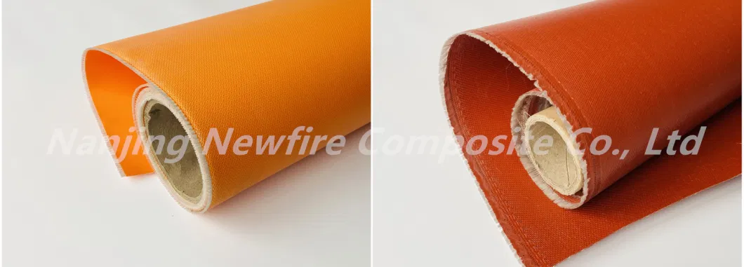 High-Temp Ristance Glass Fiber Cloth Coated Fiberglass Fabric Silicone Rubber Acrylic Waterproof