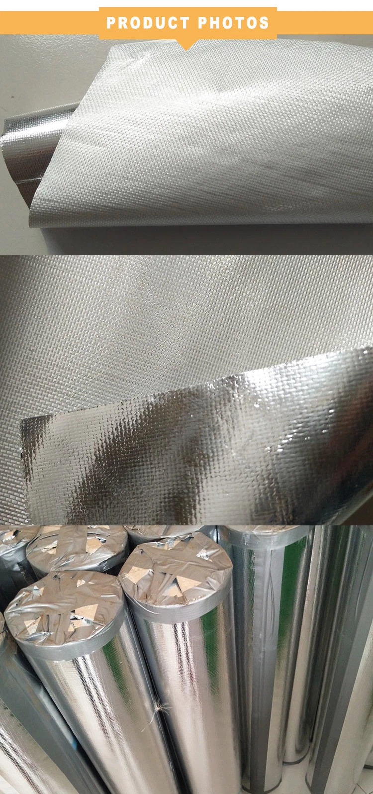 Haijia Heavy Duty Silver Cloth Glass Fiber Insulation Reinforced Aluminium Foil Tape