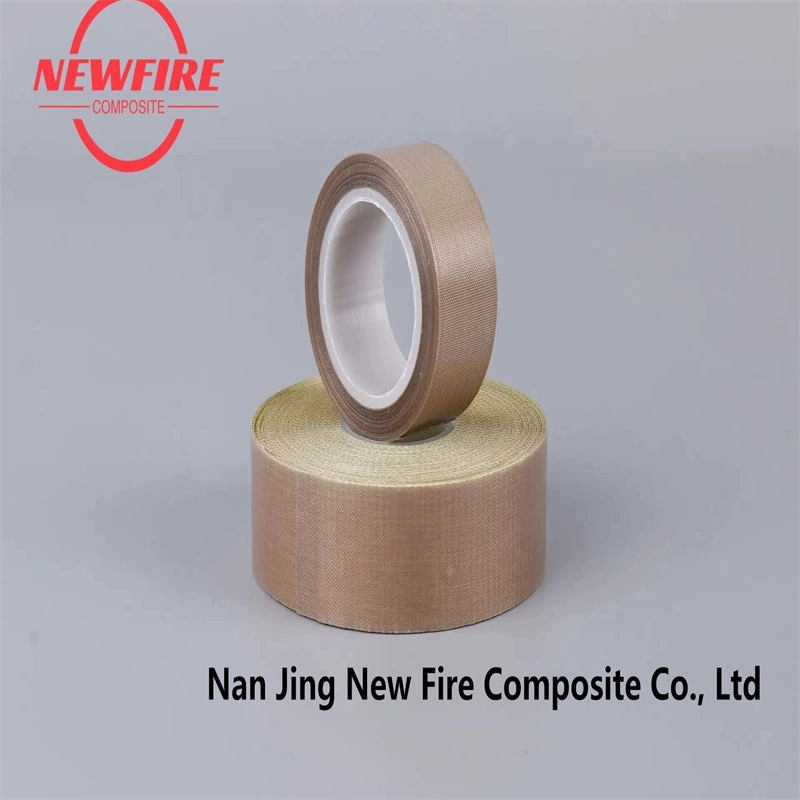 PTFE Tape Adhesive Heat Resistant Fiberglass Fabric Custom Glass Fibre Coated Gummed Tape