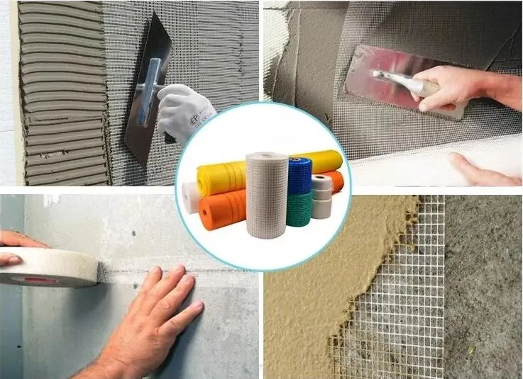 Glass Fiber Mesh High Quality Waterproof Crack Resistant Internal External Walls