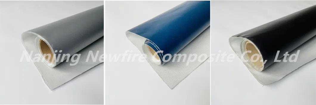 E-Glass Alkali Waterproof Free Silicone Coated Fiberglass Cloth 0.2mm Antisepsis High-Temperature Resisting Silicone Glass Fiber Fabric
