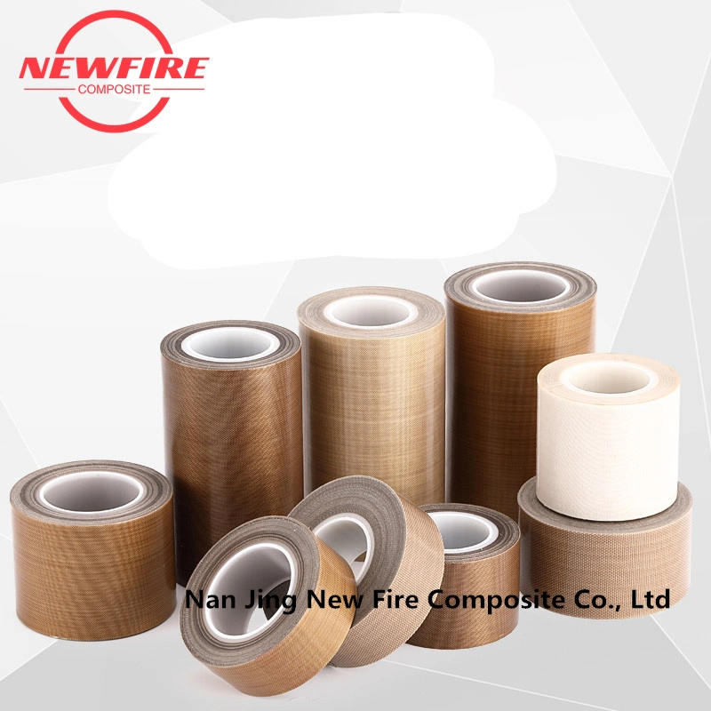 PTFE Tape Adhesive Heat Resistant Fiberglass Fabric Custom Glass Fibre Coated Gummed Tape