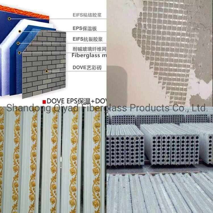 Alkali Resistant Fiberglass Reinforcing Mesh for Wall Eifs Stucco Plaster Rendering Mosaic Tiles Marble Stone Slab